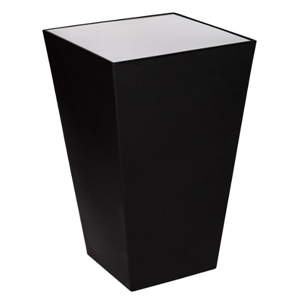 Statafel conic zwart inleg wit Statafel conic zwart inleg wit