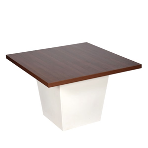 Conic diner met blad 120x120 Conic diner met blad 120x120