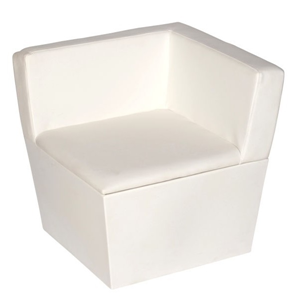 Conic lounge hoek zit wit Conic lounge hoek zit wit