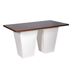 Conic statafel wit dubbel 210x120 Conic statafel wit dubbel 210x120