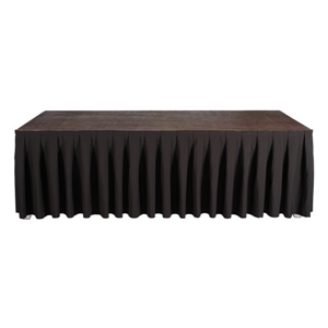Afroksysteem zwart 410 x 60(H) cm