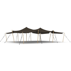 Stretchtent 10x12 meter taupe