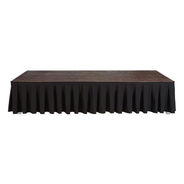 Afroksysteem zwart 410 x 40(H) cm