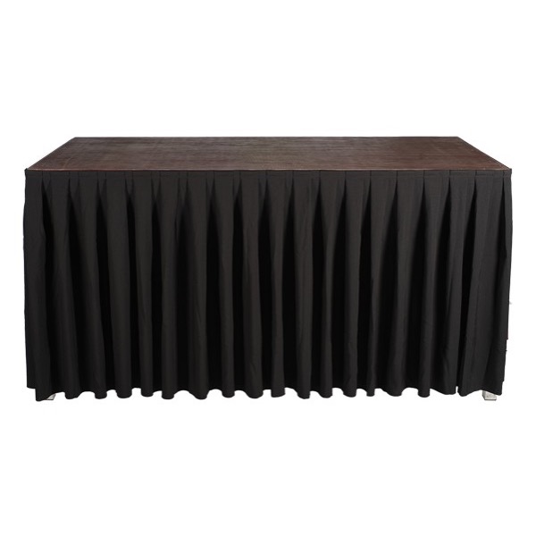Afroksysteem zwart 410 x 80(H) cm