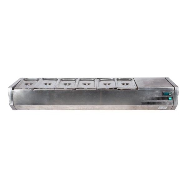 Saladekoeler tafelmodel 120(B)  x 20(H) x 40(D) cm 