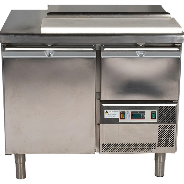 Saladekoelwerkbank 100(B) x 60(D) x 90(H) cm