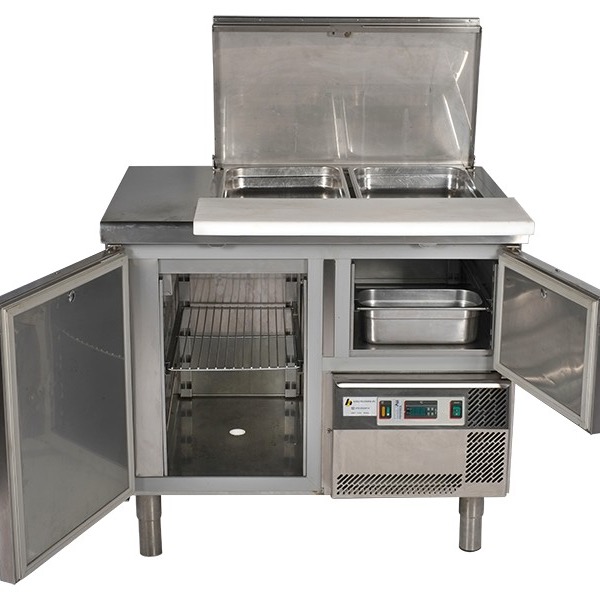 Saladekoelwerkbank 100(B) x 60(D) x 90(H) cm